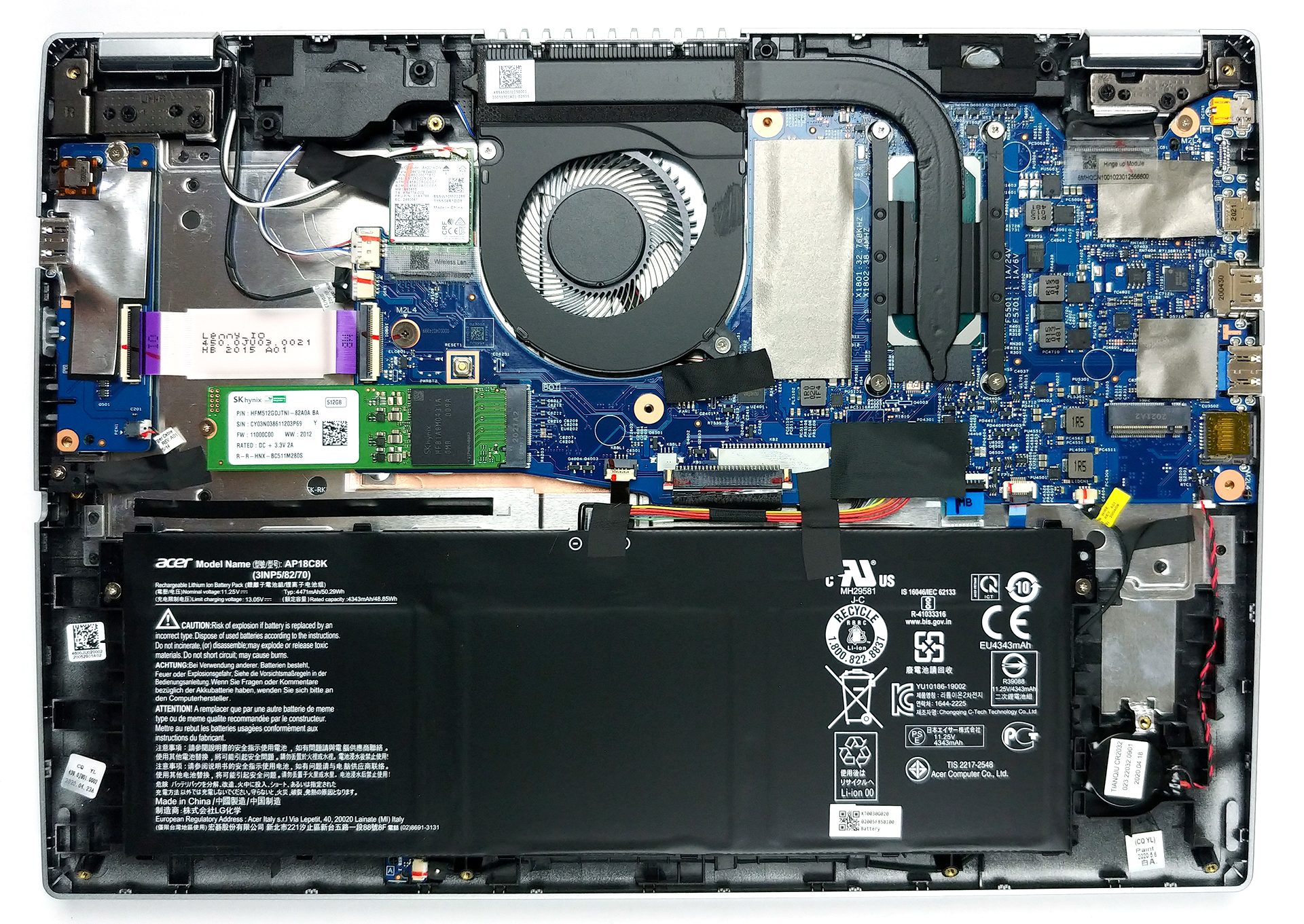 How to replace and fix ACER Spin 3 SP314-54 SP314-54N 30pin 0.5mm LED 450.0JU08.0011 LCD Cable (Acer Spin 3 (SP314-54N))
